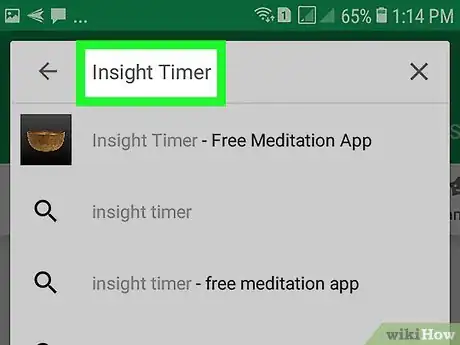 Image titled Use Insight Timer to Meditate on Android Step 3