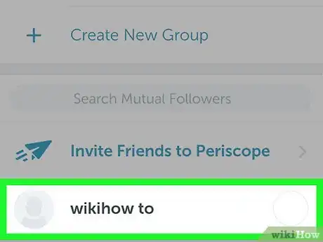 Image titled Make a Broadcast Private in Periscope Step 4