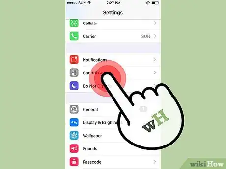 Image titled Stop the iPhone Control Center from Showing in Apps Step 2