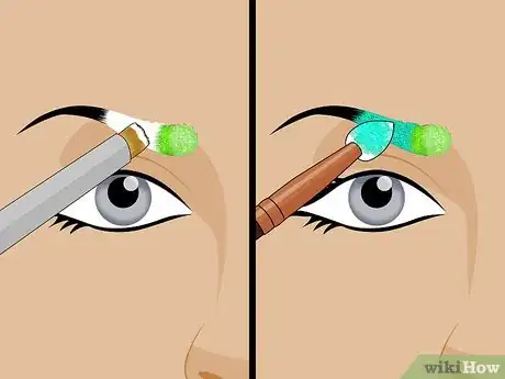 Image titled Do Glitter Eyebrows Step 5