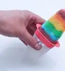 Make Rainbow Popsicles