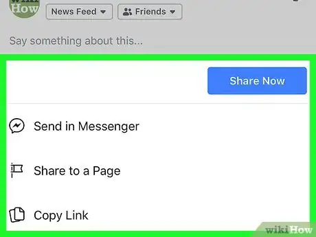 Image titled Share on Facebook Step 13