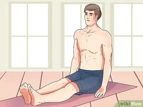 Image titled Do the Full Boat Pose in Yoga Step 1