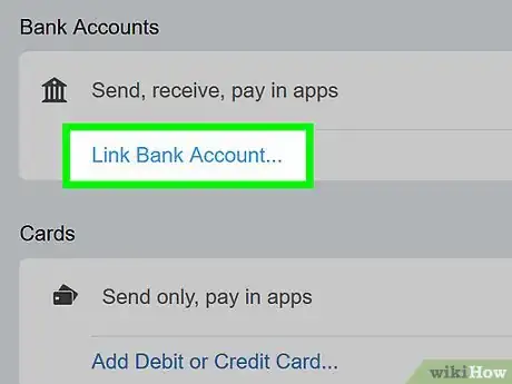 Image titled Add a Bank Account to Venmo on a PC or Mac Step 5
