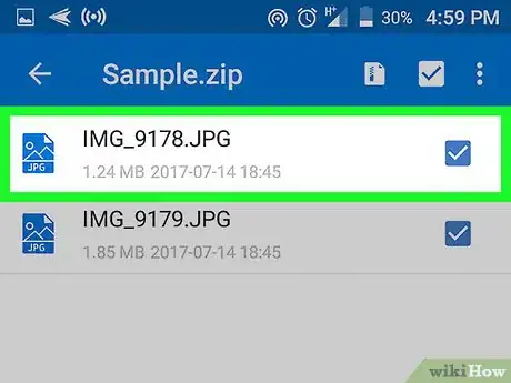 Image titled Open Zip Files on Android Step 10