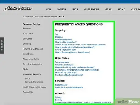 Image titled Contact Eddie Bauer Step 6