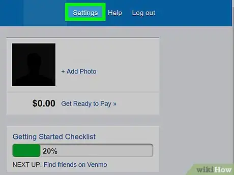 Image titled Add a Bank Account to Venmo on a PC or Mac Step 2