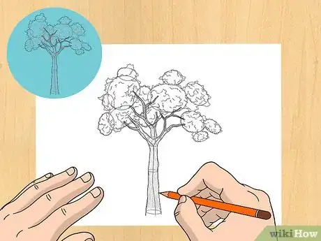 Image titled Draw a Real Tree Step 7
