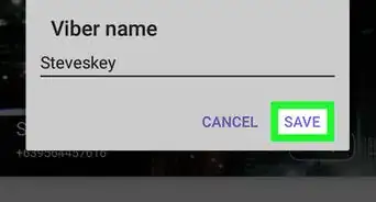 Change Name on Viber on Android