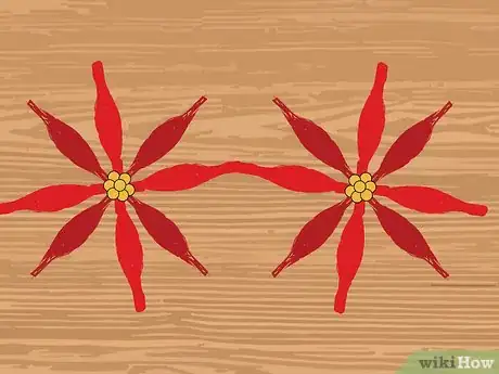 Image titled Make a Poinsettia Garland Step 8
