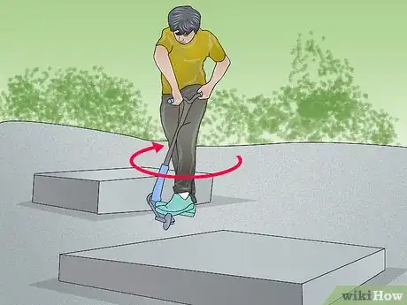 Image titled 180 on a Scooter Step 13