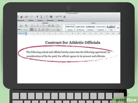 Image titled Draft an Athletic Official Contract Step 3