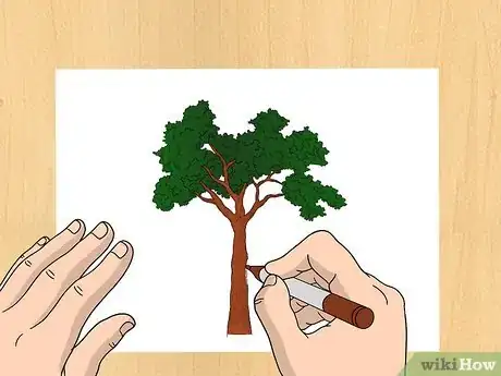 Image titled Draw a Real Tree Step 8
