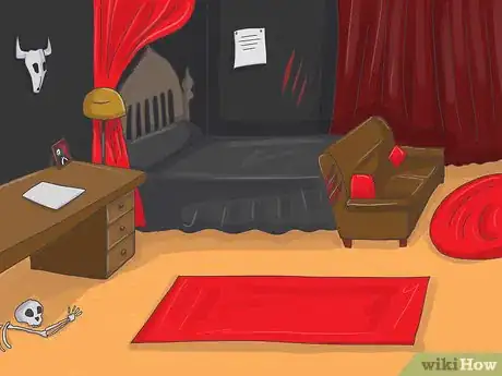 Image titled Decorate a Bedroom Like a Haunted House Step 12