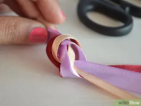 Image titled Make a Knotted Ribbon Necklace Step 11