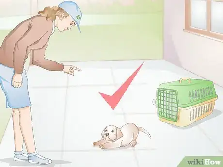 Image titled Crate Train a Small Dog Step 13
