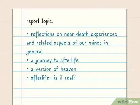 Image titled Start Writing a Report Step 3