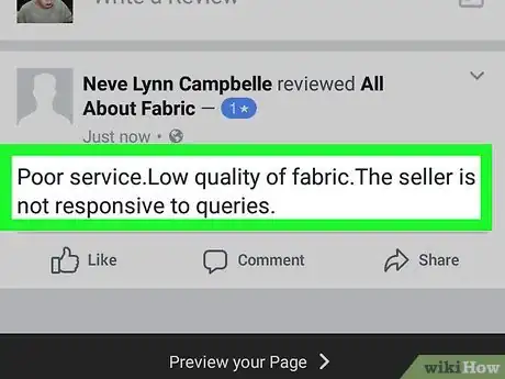 Image titled Delete a Review on Facebook on Android Step 2