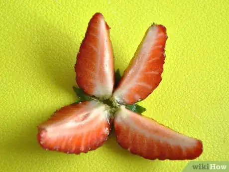 Image titled Make Strawberry Butterflies Step 2