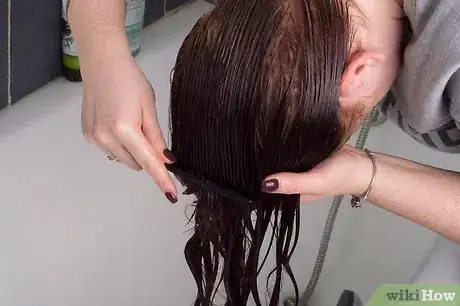 Image titled Curl Hair with Chopsticks Step 2