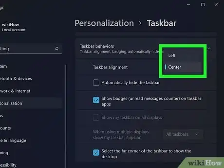 Image titled Move the Taskbar Step 4