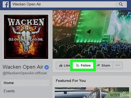 Image titled Follow on Facebook Step 7