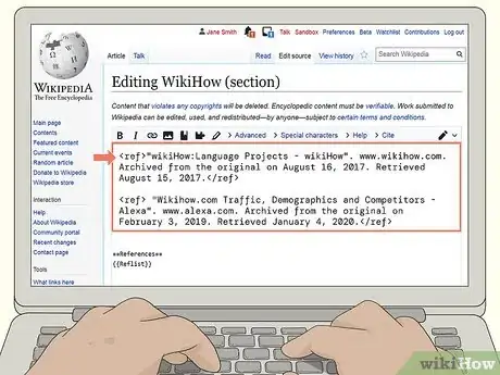 Image titled Cite Sources on Wikipedia Step 4