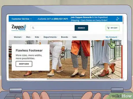 Image titled Return Zappos Shoes Step 1