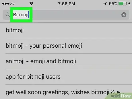 Image titled Get Bitmoji on iPhone or iPad Step 3