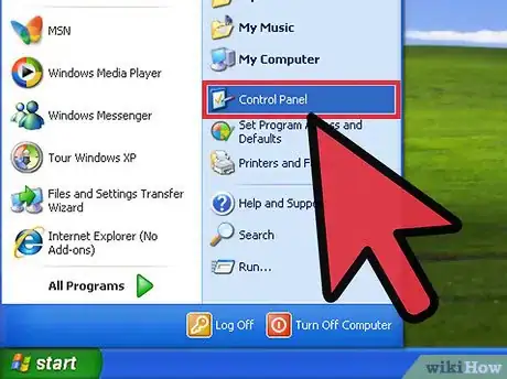 Image titled Set up DHCP Network Settings on Windows XP Step 2