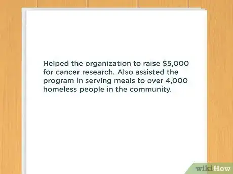 Image titled Put Volunteer Work on Your Resume Step 6