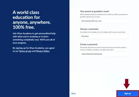 Image titled Click Sign Up.png