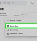 Delete a Group on Facebook Messenger