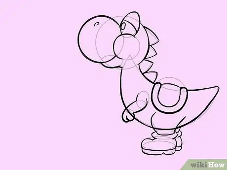 Image titled Draw Yoshi from Mario Step 12