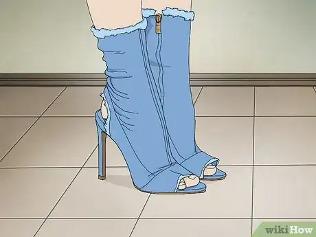 Image titled Wear Denim Boots Step 3