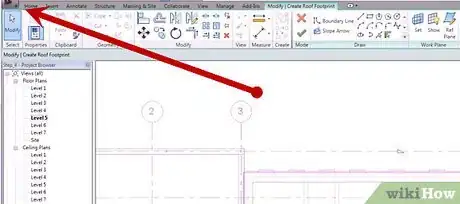 Image titled Create a Freeform Roof in Revit Step 3