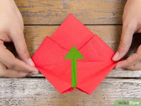 Image titled Fold a Napkin Like a Boat Step 23