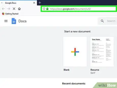 Image titled Make a Brochure Using Google Docs Step 1
