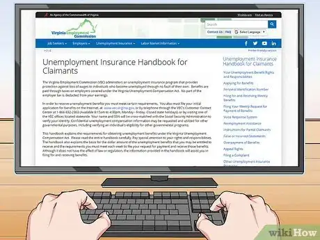 Image titled File for Unemployment in Virginia Step 1