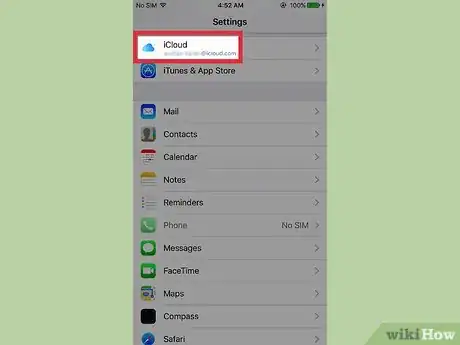 Image titled Check Available iCloud Storage on an iPhone Step 2