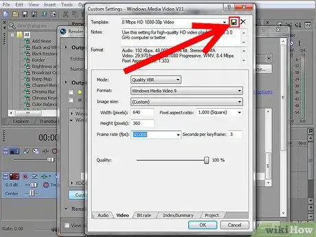 Image titled Save a Project in Youtube Format on Sony Vegas Step 10