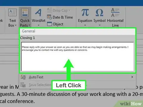 Image titled Save Quick Parts in Outlook Step 16