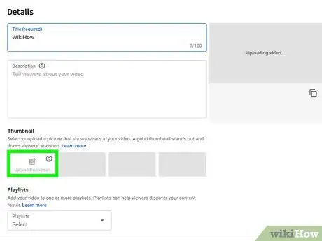 Image titled Upload a Video to YouTube Step 17