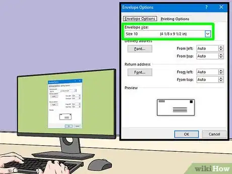 Image titled Print on an Envelope Using Microsoft Word Step 9