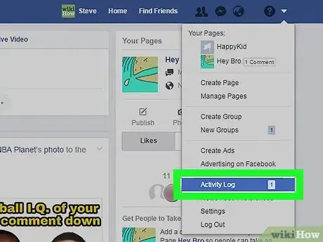 Image titled Delete All Old Facebook Posts on a PC or Mac Step 3