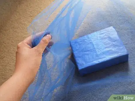 Image titled Wrap a Gift in Tissue and Tulle Step 4