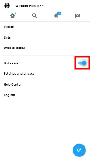 Image titled Twiiter Lite Data saver.png