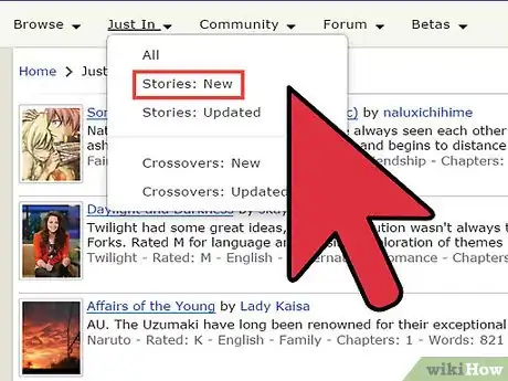 Image titled Boost Your Chances of Getting a Review on Fanfiction.Net Step 1