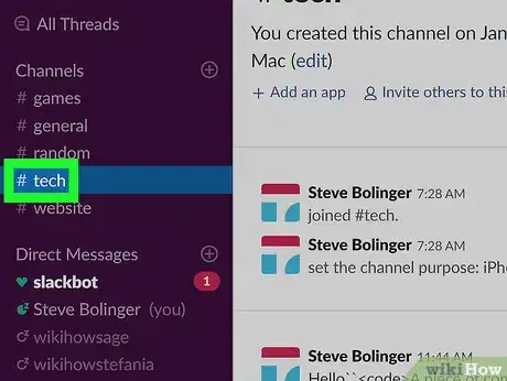 Image titled Find a Channel ID on Slack on PC or Mac Step 2