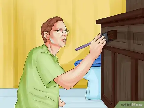 Image titled Paint Bathroom Cabinets Step 7
